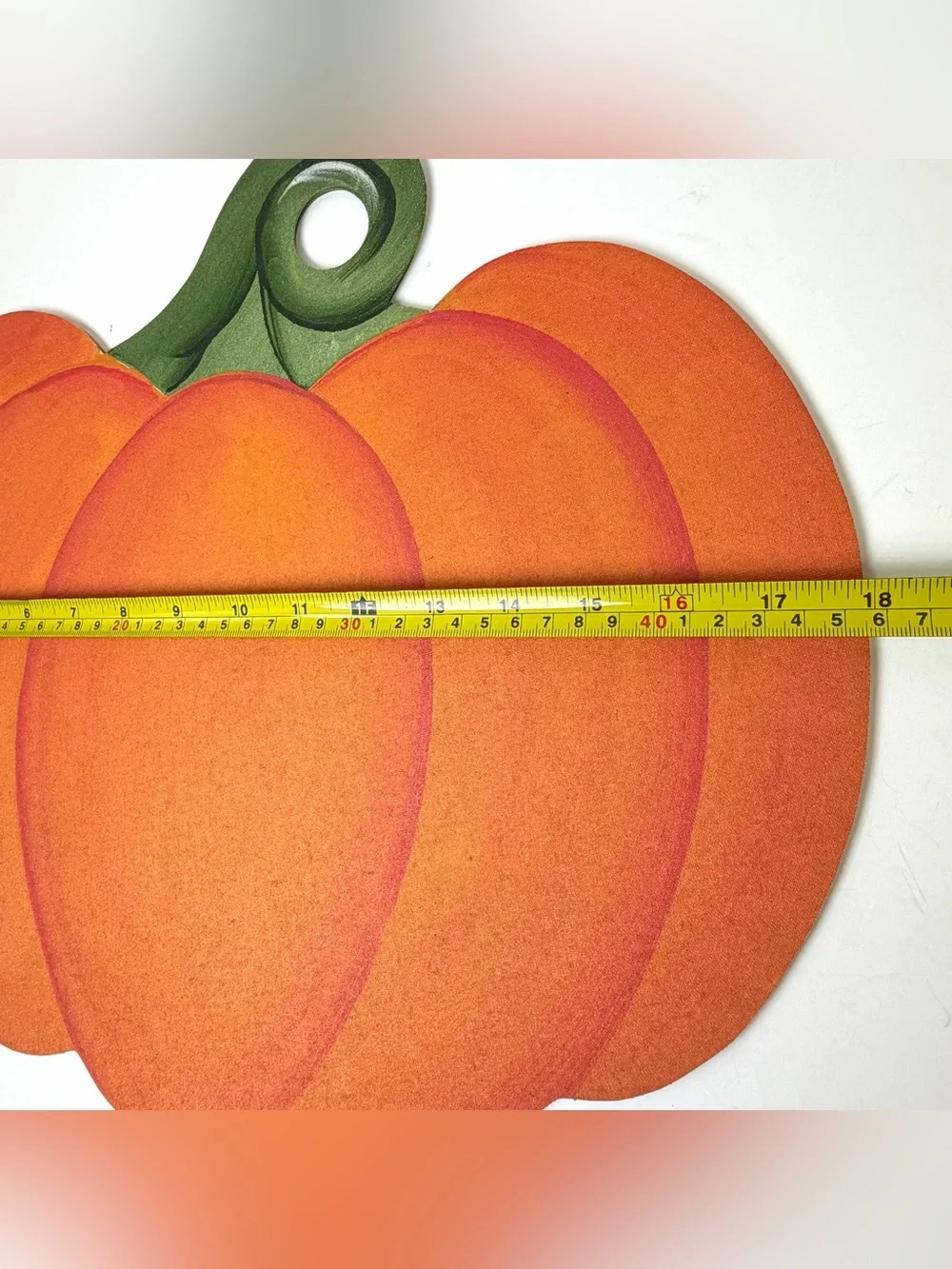 Pumpkin Placemats Set of 4 Hand Painted Vinyl Fall Thanksgiving Carole Shiber